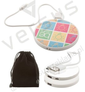 Power bank z lusterkiem 1500 mAh MAKEUP