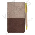 Notes z długopisem