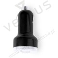 Ładowarka samochodowa z 2 wejściami USB