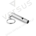 Gwizdek aluminiowy z brelokiem Silva