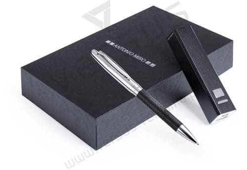 Power bank 2200 mAh z długopisem DROPSEN