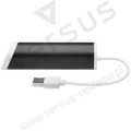 Aluminiowy 4-portowy hub USB/podstawka na telefon