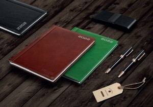 Kalendarz książkowy w oprawie skórzanej Italiano A5