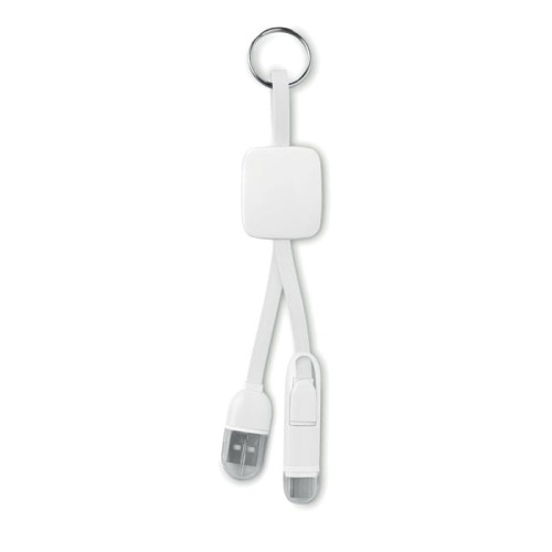 Brelok z kablem USB-micro USB Key Ring C