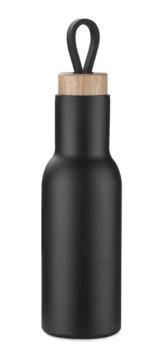 Butelka termiczna z drewnianą zakrętką Vina 400 ml