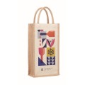 Jutowa torba na wino Campo Di Vino Duo