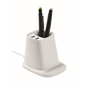 Pojemnik na długopisy z ładowarką 10W i portami USB Multihold