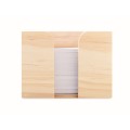Dozownik na kartki memo z bambusa Saquoia