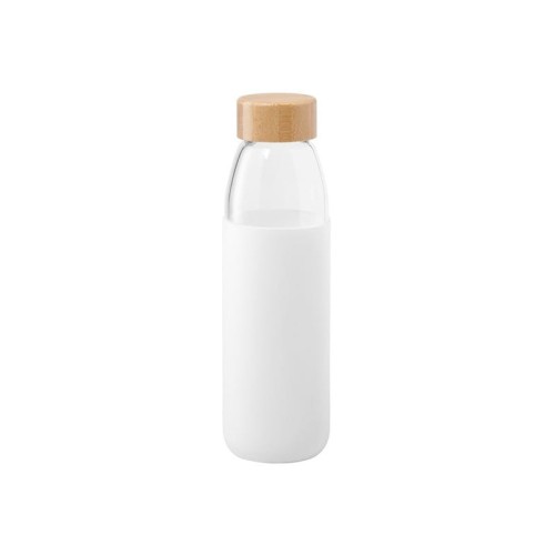 Szklana butelka sportowa 550 ml w silikonowym pokrowcu