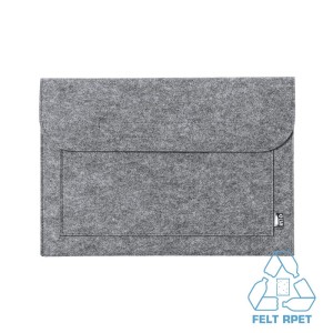 Teczka konferencyjna z filcu RPET, etui na laptopa 15"