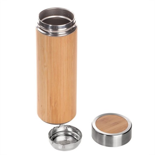 Bambusowy termos 350ml z sitkiem na fusy
