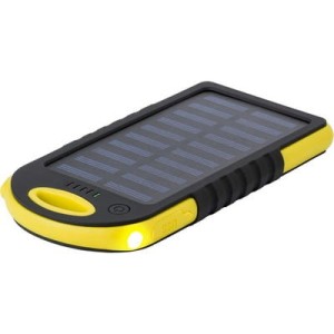 Powerbank 4000 mAh z ładowarka słoneczna i latarką