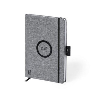 Notatnik A5 z ładowarką bezprzewodową 10W