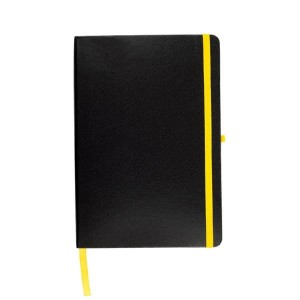 Notes A5 z kieszonką, z twardą okładką