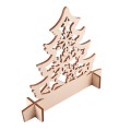 Drewniana wycinanka choinka Christmas tree
