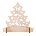 Drewniana wycinanka choinka Christmas tree