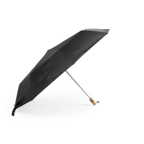 Parasol automatyczny RPET z drewnianą rączką