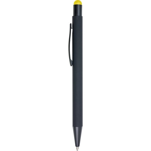 Długopis z kolorową końcówką touch pen