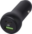 Podwójna ładowarka samochodowa - 55 W USB-C/USB-A
