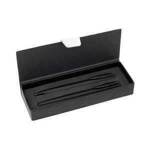 Zestaw piśmienny pióro kulkowe i długopis z czarnym wkładem