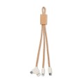 Korkowy kabel 3-w-1  Cabie