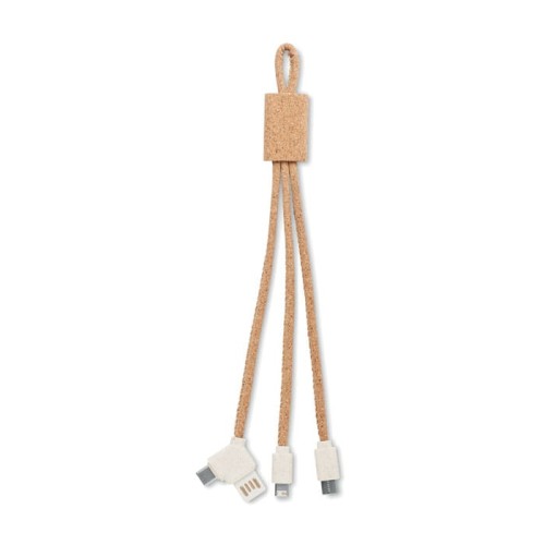 Korkowy kabel 3-w-1  Cabie