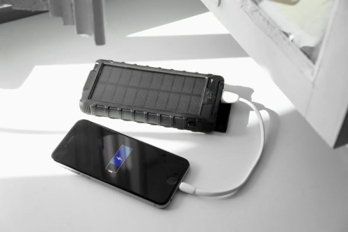 Powerbank 10 000 mAh z panelem słonecznym Sol