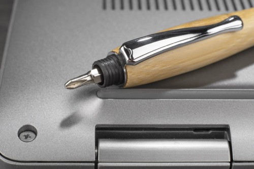 Bambusowy długopis ze śrubokrętem Areti