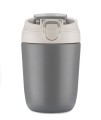 Kubek termiczny z ustnikiem i rurką do picia Doppio 360 ml