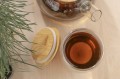 Szklanka dwuścienna z przykrywką bambusową Mocca 350 ml