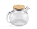 Dzbanek szklany z bambusową pokrywką Bollito 1100 ml
