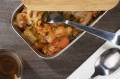 Duży lunchbox ze stali nierdzewnej z pokrywką Tore 620 ml