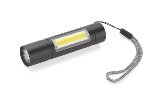 Latarka COB ładowana przez USB Batri