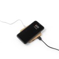 Bambusowa ładowarka indukcyjna z hubem USB Dalton 15W