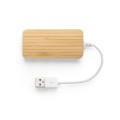 Bambusowy hub z portem usb-c Moser
