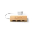 Bambusowy hub z portem usb-c Moser