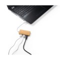 Bambusowy hub z portem usb-c Moser
