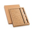 Zestaw notes A5 z długopisem wykonany z naturalnego korka Freud