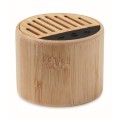 Głośnik bluetooth w bambusowej obudowie Round Lux