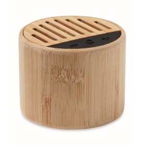 Głośnik bluetooth w bambusowej obudowie Round Lux