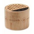 Głośnik bluetooth w bambusowej obudowie Round Lux