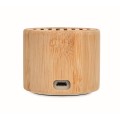 Głośnik bluetooth w bambusowej obudowie Round Lux