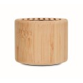 Głośnik bluetooth w bambusowej obudowie Round Lux