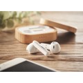 Słuchawki w bambusowym etui z wbudowanym akumulatorem Jazz Sound