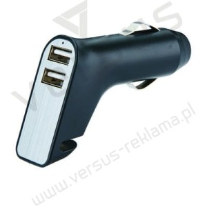 Ładowarka samochodowa z dwoma portami USB