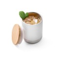 Kubek ze stali nierdzewnej z bambusową pokrywką Norre Tumbler
