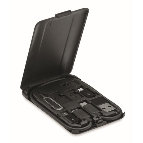 Karta z kablami i ładowarką bezprzewodową 15W Yapo