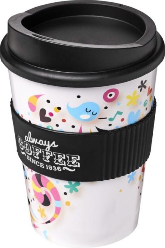 Kubek z serii Brite-Americano® Medio o pojemności 300 ml z uchwytem