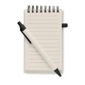 Notes A6 z kartonów po mleku z długopisem