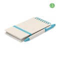 Notes A6 z kartonów po mleku z długopisem